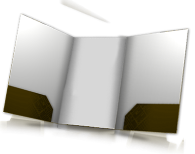Tri-Panel 9x12 Presentation Folders                         