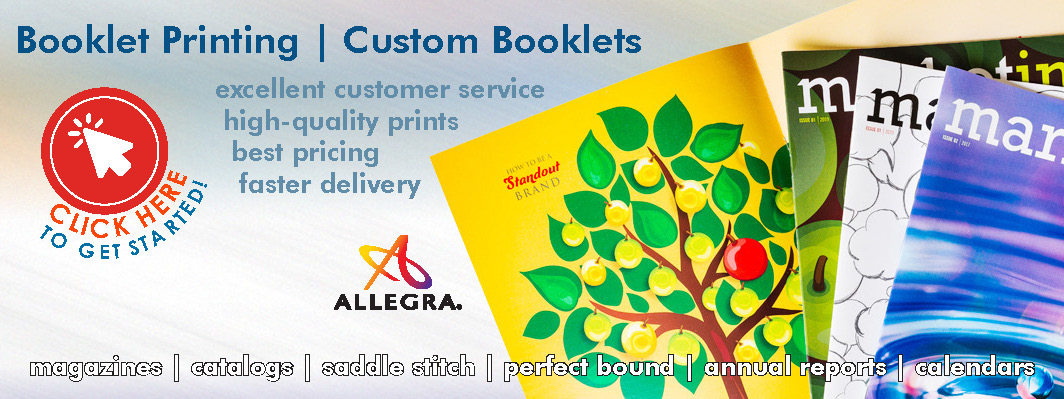 Saddle Stitch Book Printing | Allegra 